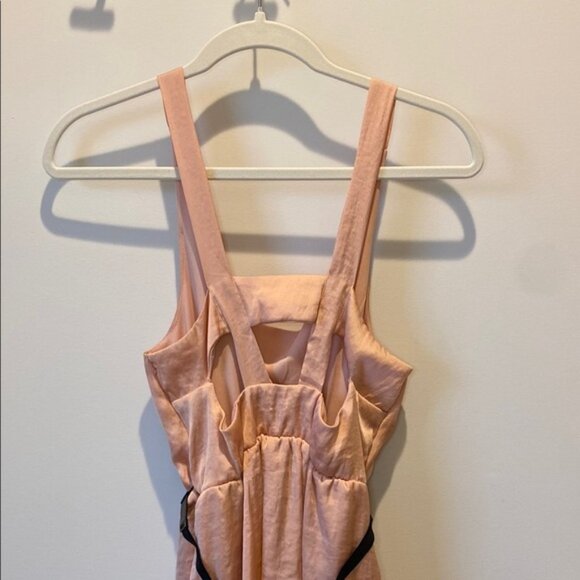 Elegant Pink Sleeveless Dress - Picture 3 of 3